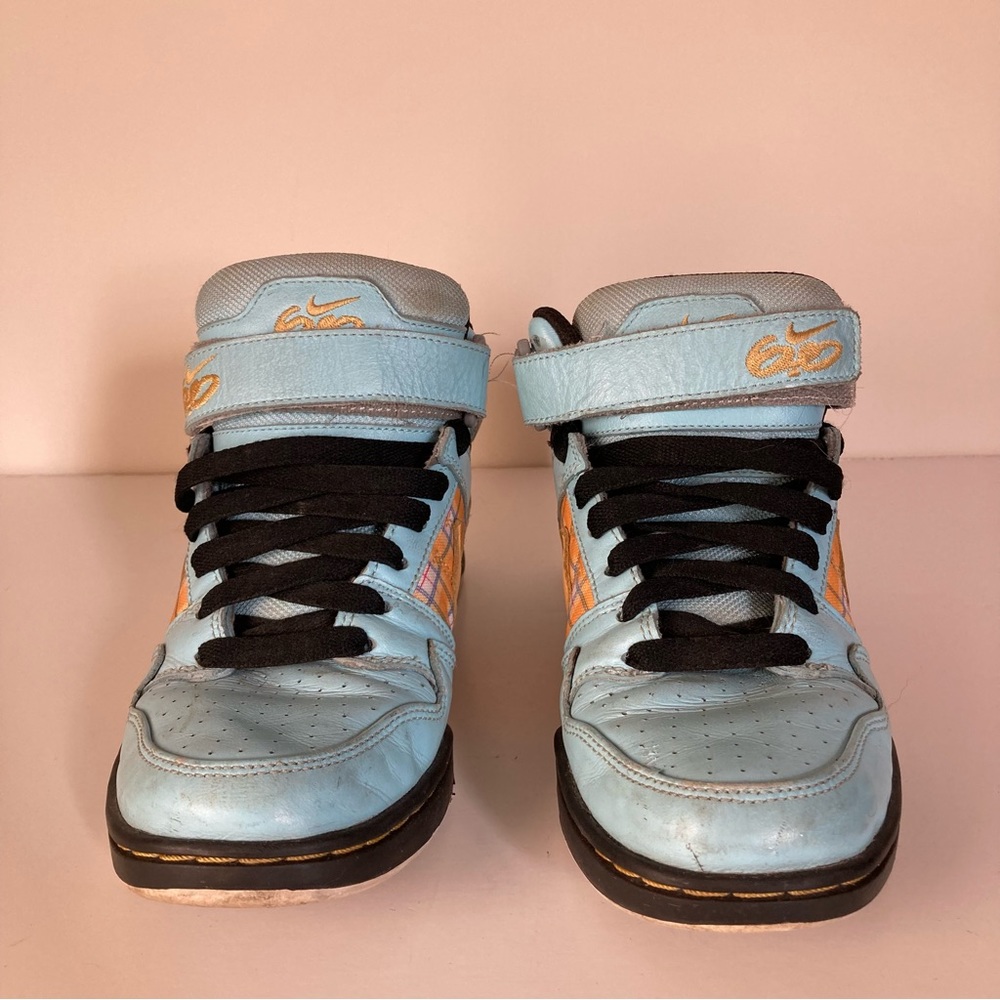 Nike iD custom baby blue air 6.0 high top sneakers size 6.5 - Picture 4 of 12